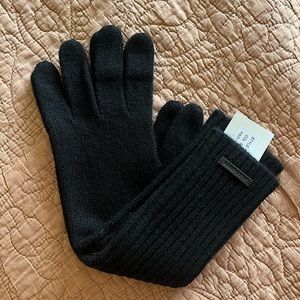 All Saints Black Gloves